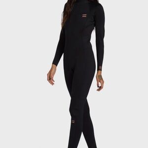 Billabong Women's Full Wetsuit 3/2mm Launch Series GBS Back Zip Suit Size 0